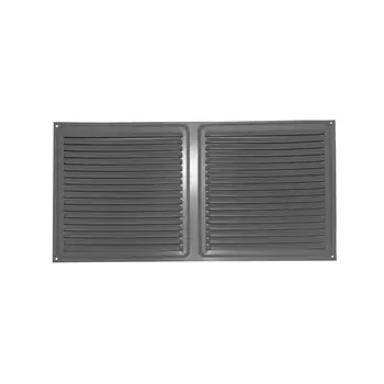 Решетка вентиляционная Трибатрон Алюминиевый металлик 175x350 мм