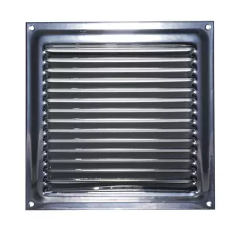 Решетка вентиляционная Трибатрон Полимер хром 150x150 мм