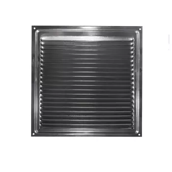 Решетка вентиляционная Трибатрон Полимер хром 200x200 мм