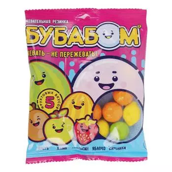Резинка жевательная Бубабом, 90 г