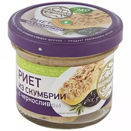 Риет Меридиан из скумбрии с черносливом, 100 г