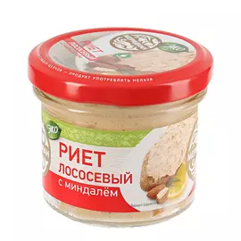 Риет Меридиан Лососевый с миндалем ЭКО 100 г