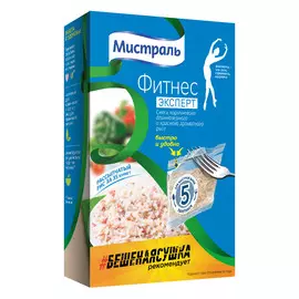 Рис Мистраль Фитнес Эксперт в пакетах для варки 5×80 г