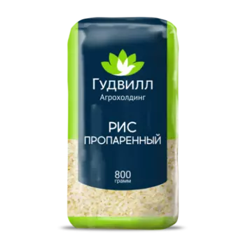 Рис пропаренный Гудвилл 800 г