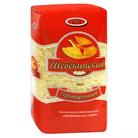 Рис Шебекинский пропаренный шлифованный 900 г