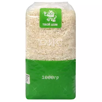 Рис Твой Дом Круглозерный 1 кг
