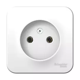 Розетка без заземления 16а 250в белый Schneider Electric
