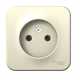 Розетка без заземления 16а 250в молочн. Schneider Electric