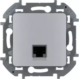 Розетка компьютерная Legrand Inspiria RJ 45 6 UTP, цвет - алюминий