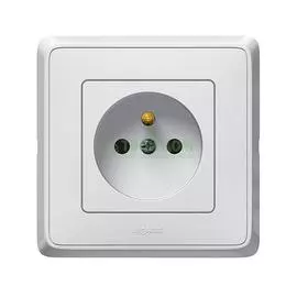 Розетка Легранд 2к+з нем винты шт бел