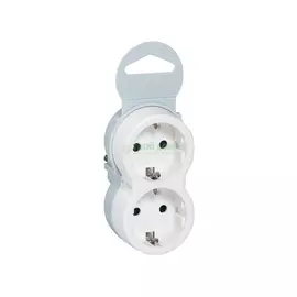 Розетка Legrand Элиум White 2х2Р+Е, 16А (50655)