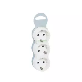 Розетка Legrand Элиум White переносная 3х2Р+Е, 16А (50656)