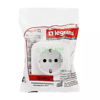 Розетка Legrand Quteo (782220)