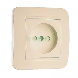 Розетка Makel Силовая 1 Brown