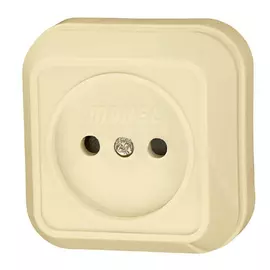 Розетка Makel Силовая 1 Yellow