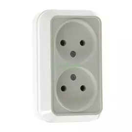 Розетка Makel Силовая 2 White