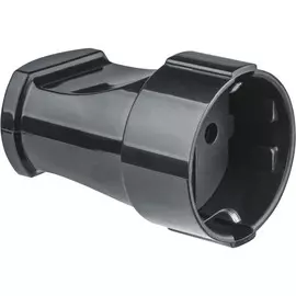 Розетка переносная Navigator с заземлением черная