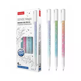 Ручка гелевая Hatber Sense magic синяя