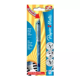 Ручка гелевая Paper Mate REPLAY стираемые чернила