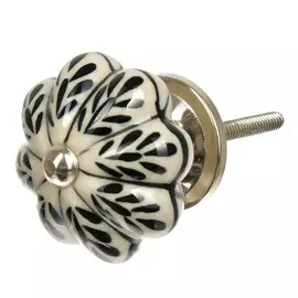 Ручка керамическая Blumen haus "чёрная жемчужина"