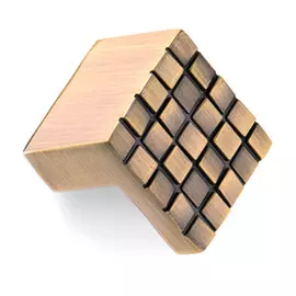 Ручка-кнопка Феникс-строй 23х22х20 античная бронза