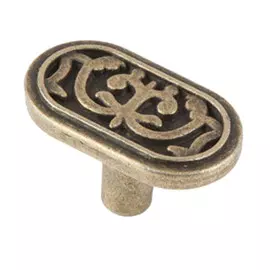 Ручка-кнопка Феникс-строй 45х25х25 мм античная бронза (RK-060 OAB)