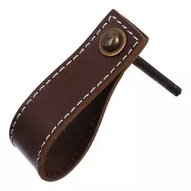 Ручка кожаная Blumen haus умбра жженая