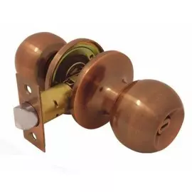 Ручка Локри без ключа с фиксатором 607/6072 bka смедь