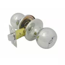 Ручка Локри без ключа с фиксатором 607/6072 bkcp хром