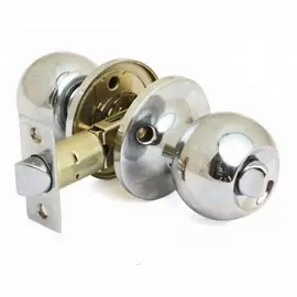 Ручка Локри без ключа с фиксатором зш-03 bkcp хром