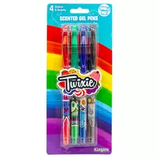 Ручки гелевые ароматизированные Kangaru Twixie 4 шт