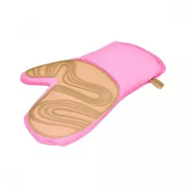 Рукавица Fissman с силиконовым покрытием розовый