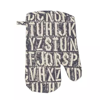 Рукавица-прихватка Лён Наш Лофт Синий