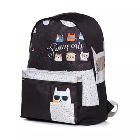 Рюкзак Hatber BASIC Funny cats 41x30x13 см