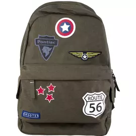 Рюкзак Vadobag Skooter badge and patch зелёный