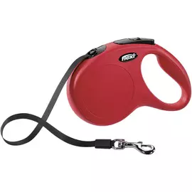 Рулетка для собак FLEXI New Classic M Лента 5 м Красная