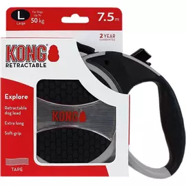Рулетка для собак KONG Explore L до 50 кг 7,5 м Красный