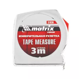 Рулетка Matrix Chrom 3 м x 13 мм