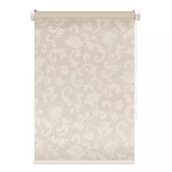Рулонная штора FixLine Amigo Bloom бежевая 40х160 см