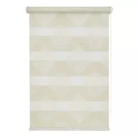 Рулонная штора Garden "день-ночь" 140x170 бежевый