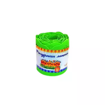 Садовое ограждение Elsa Лента фигурная салатовая 15см х 9м