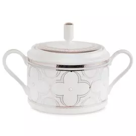Сахарница Noritake Трефолио платиновый кант 400 мл