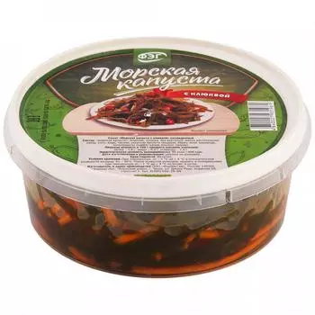 Салат ФЭГ Морская капуста с клюквой, 250 г
