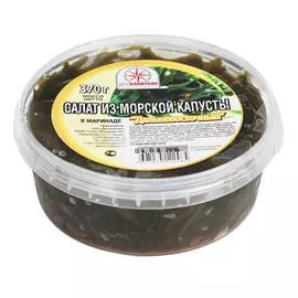 Салат из морской капусты Капитанская бочка Дальневосточный в масле, 370 г