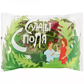 Салатная смесь Белая Дача Руккола, радиччо, 125 г