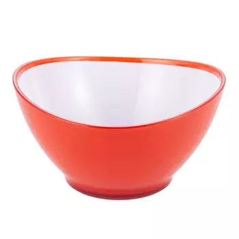 Салатница Gipfel Lumino круглая красная 13х7 см
