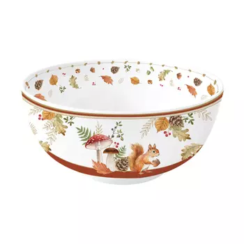 Салатник белка и грибы Autumn breeze 2,5 л