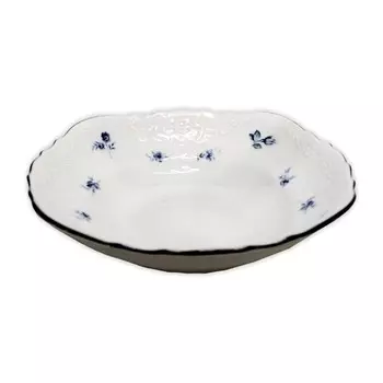 Салатник круглый Thun 1794 Bernadotte Синие мелкие цветы 13 см