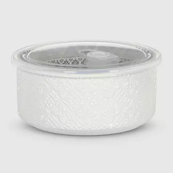 Салатник White Rabbit embossed с крышкой 17,7 см