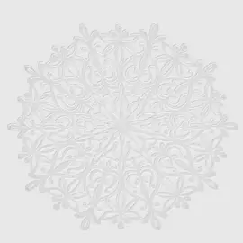 Салфетка под горячее Mercury белая 39 см